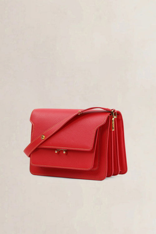 Marni Red Trunk Crossbody Bag