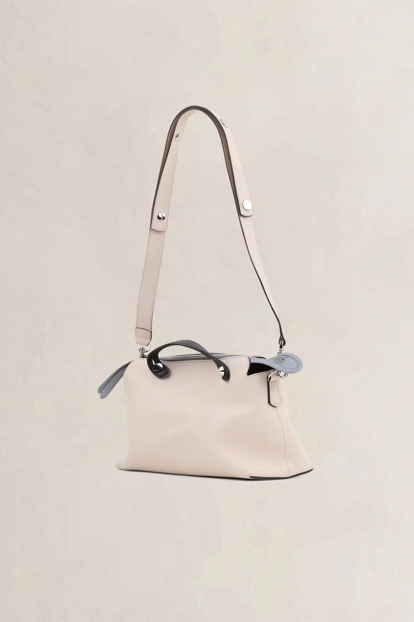 Fendi White/Blue By The Way Crossbody Bag