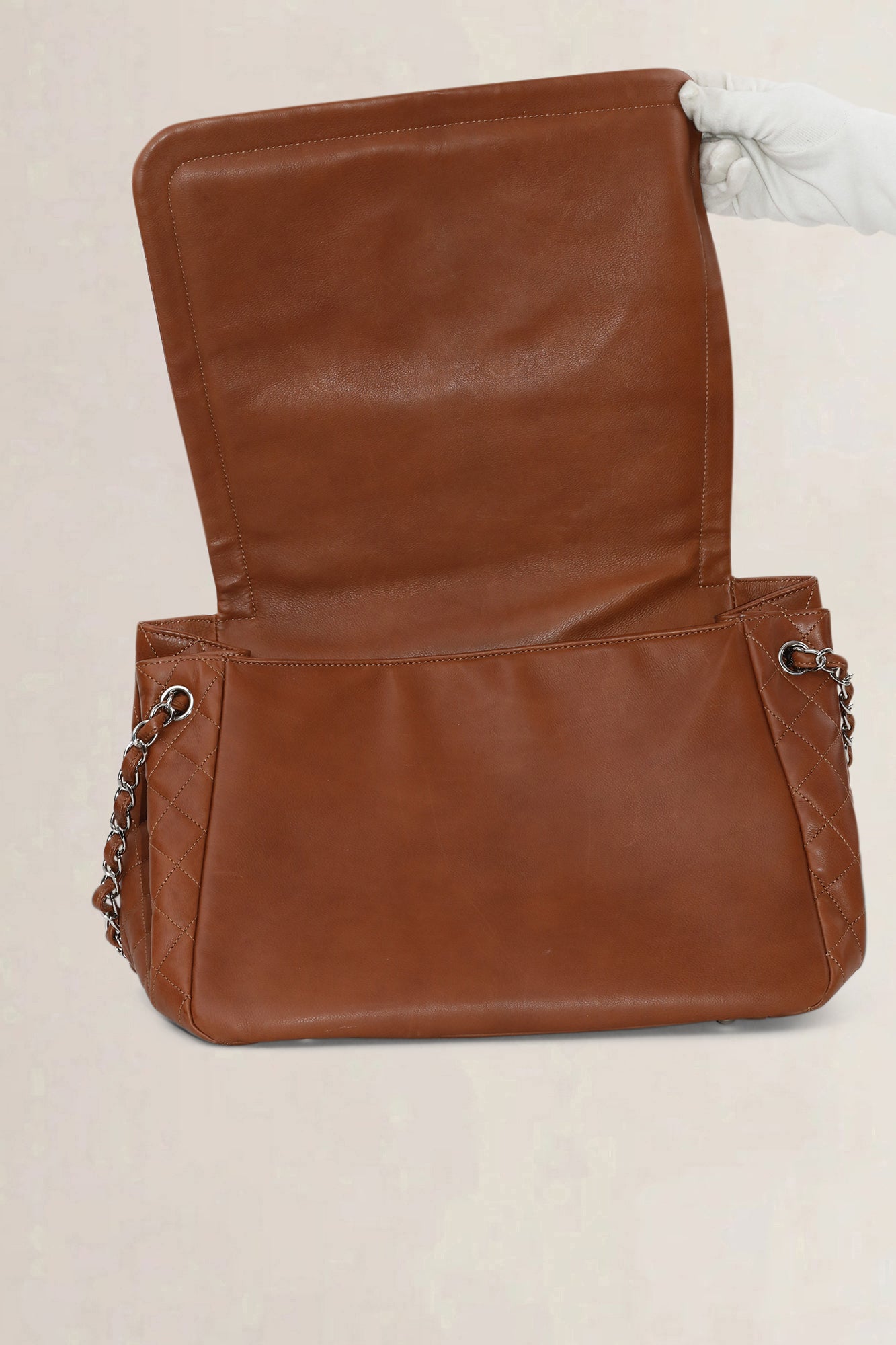 Chanel Brown Paris-Bombay Coco Bengal Accordion Shoulder Bag