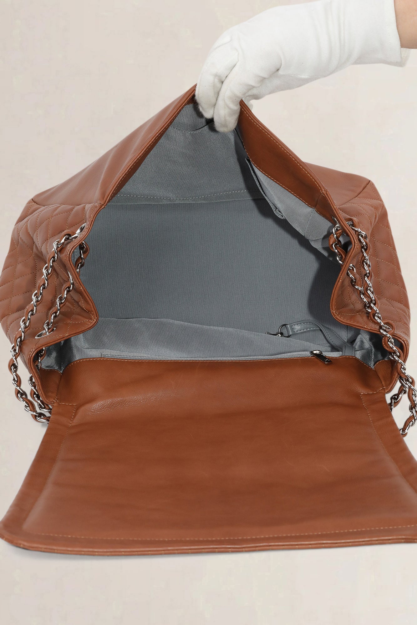 Chanel Brown Paris-Bombay Coco Bengal Accordion Shoulder Bag