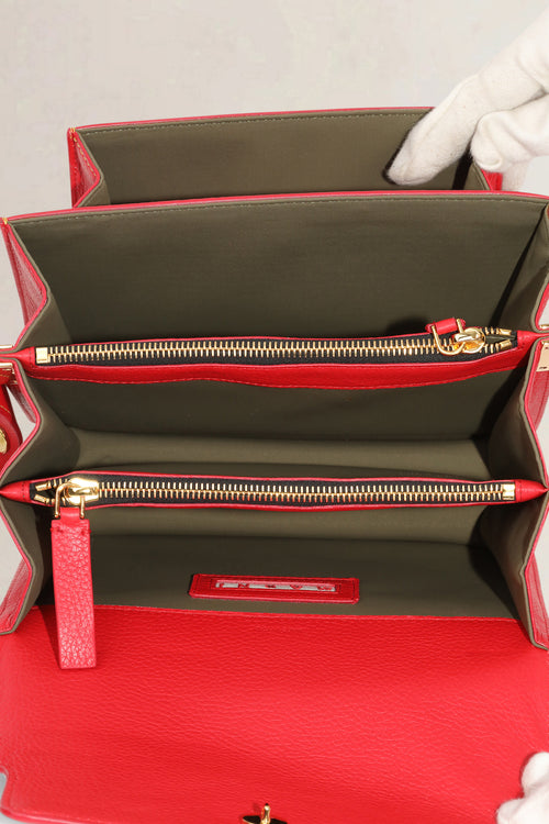 Marni Red Trunk Crossbody Bag
