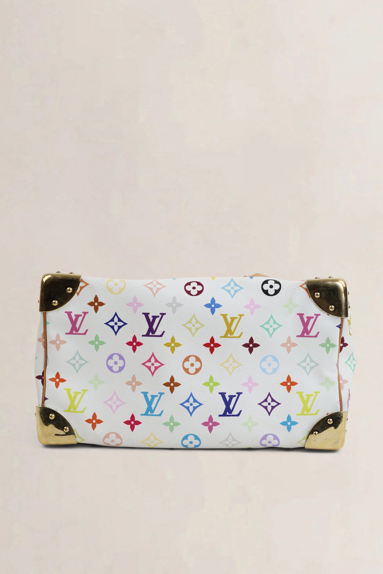 Louis Vuitton Multicolor White Speedy 30