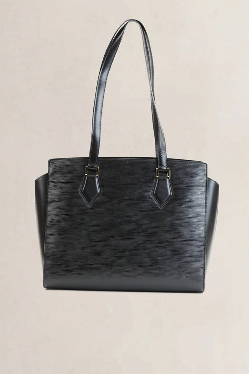 Louis Vuitton Black Duplex Epi Shoulder Bag