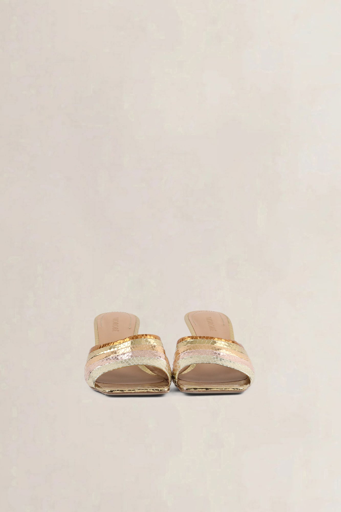 Morobé Multicolour Metallic Sandals