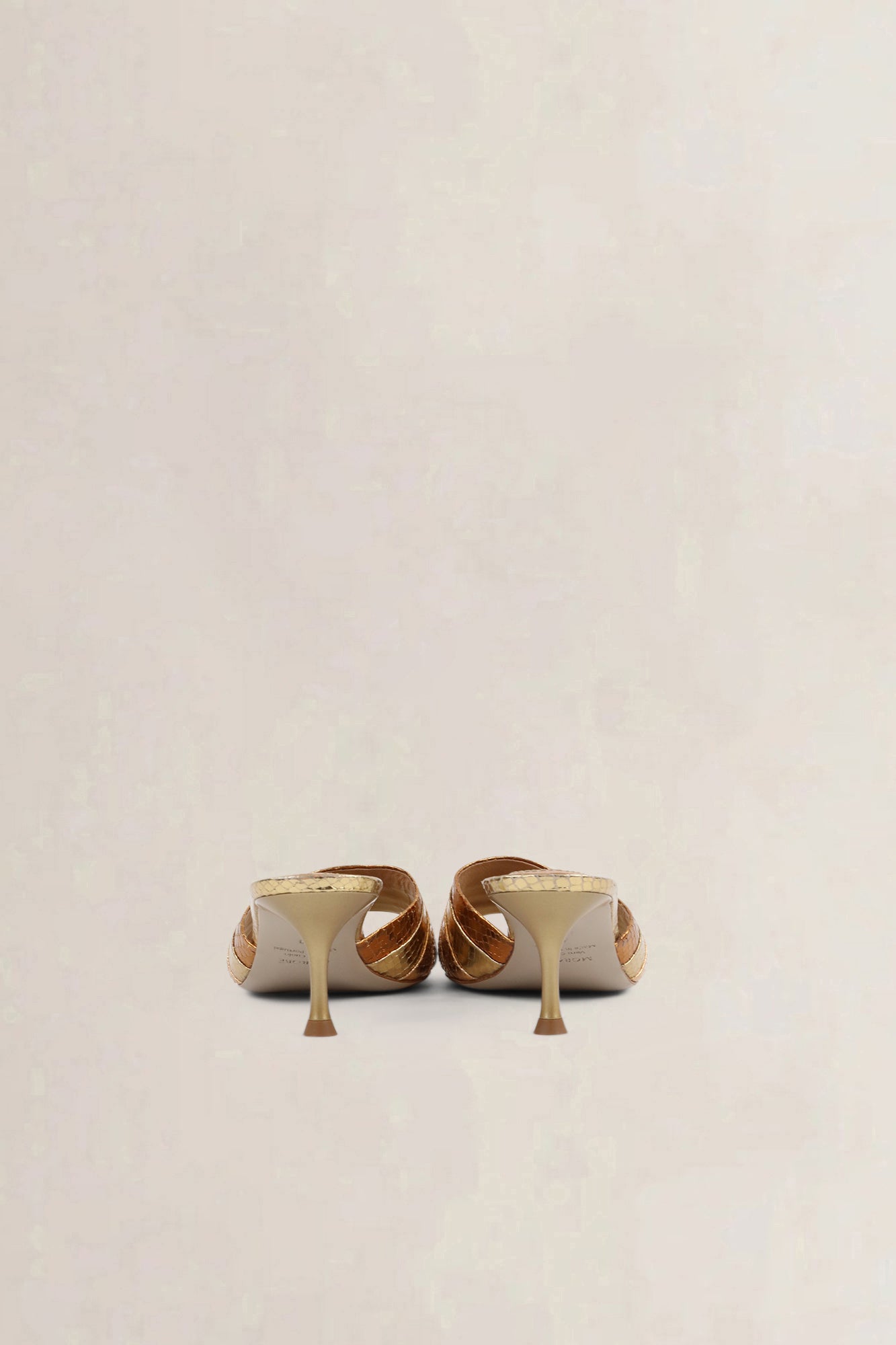 Morobé Multicolour Metallic Sandals