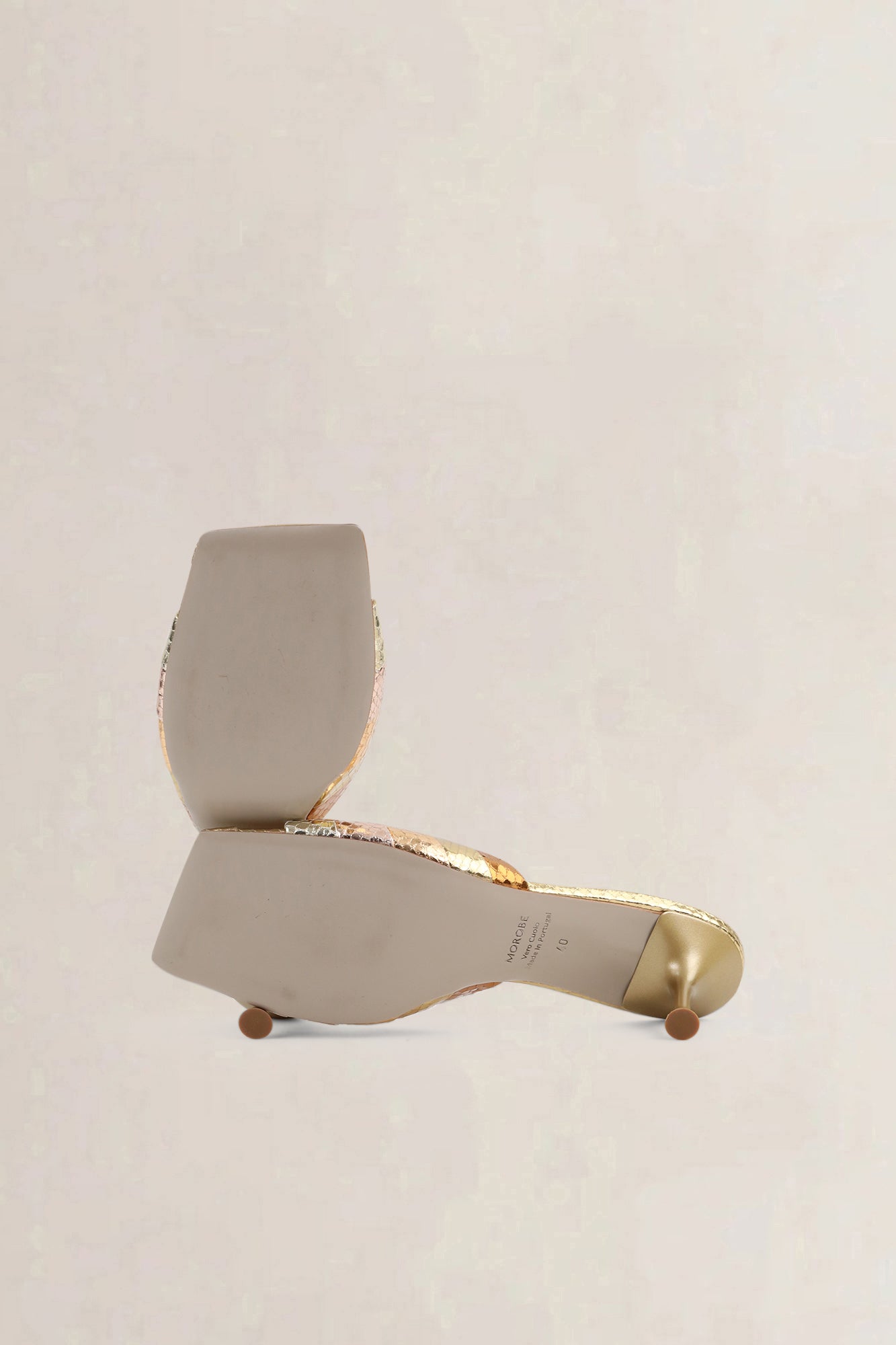 Morobé Multicolour Metallic Sandals