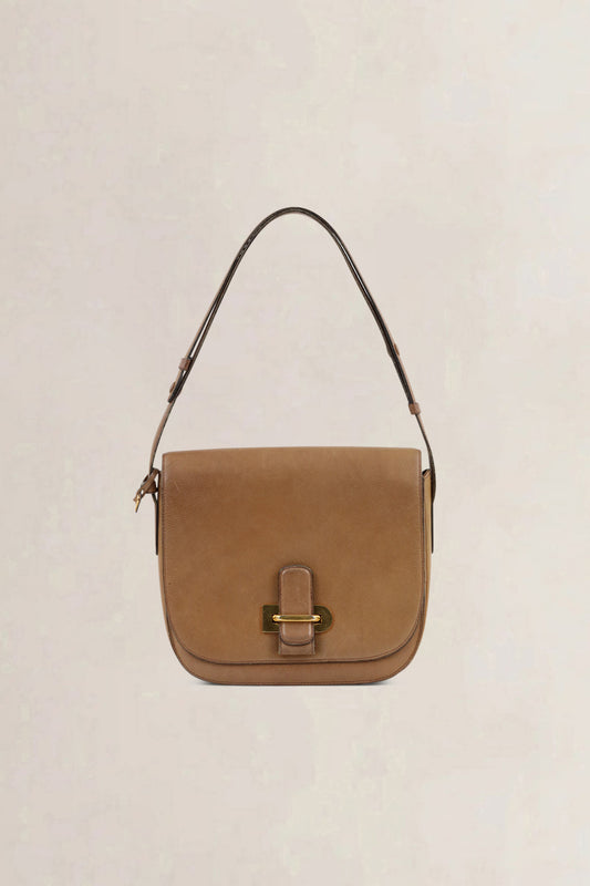 Delvaux Brown Leather Crossbody Bag