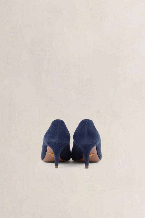 Prada Blue Suède Shoes