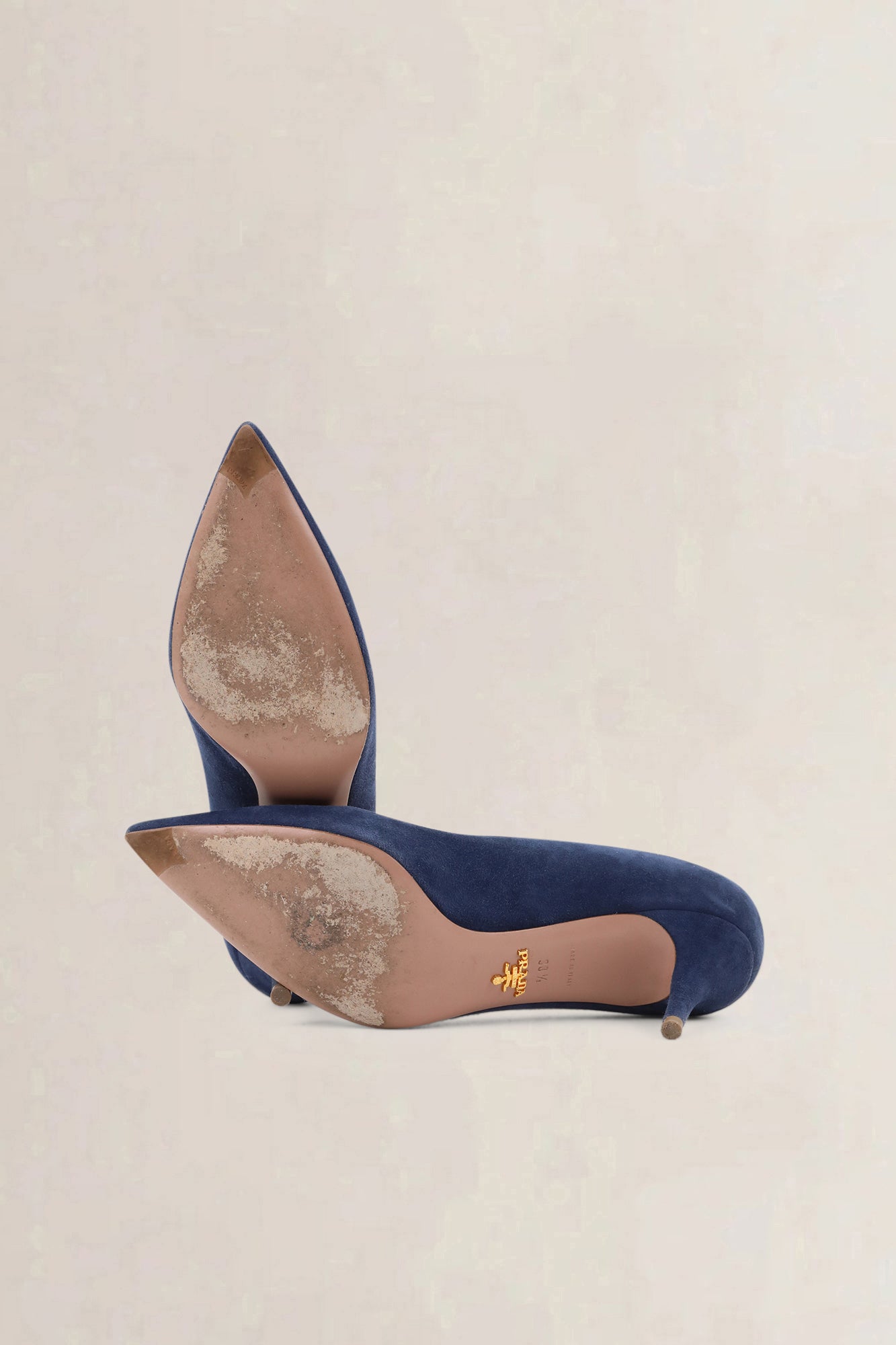 Prada Blue Suède Shoes