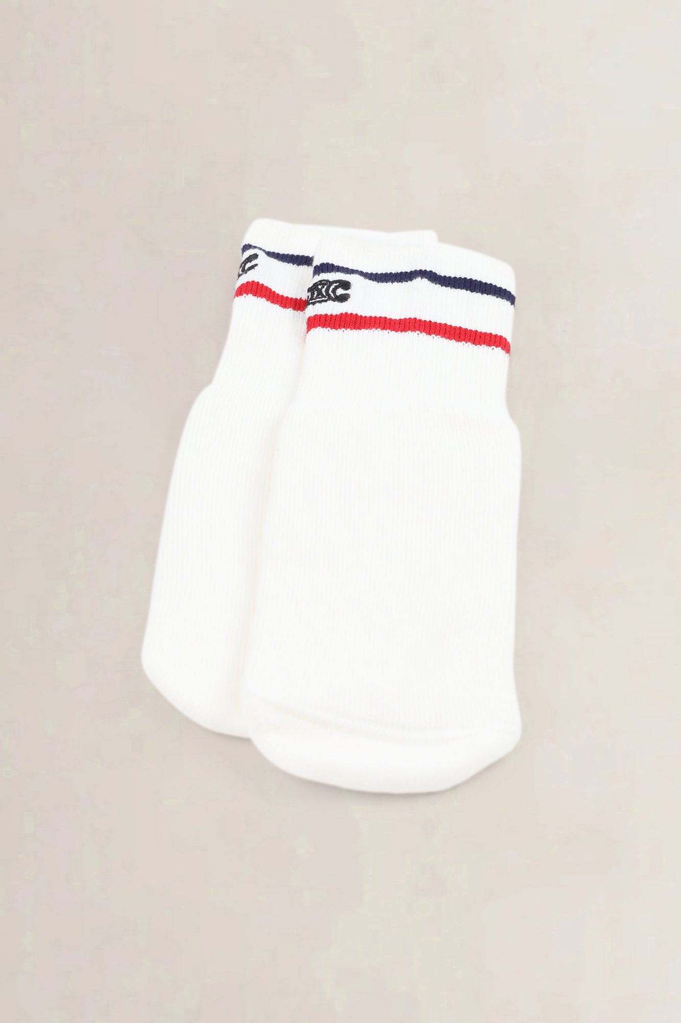 Céline White Triomphe Socks