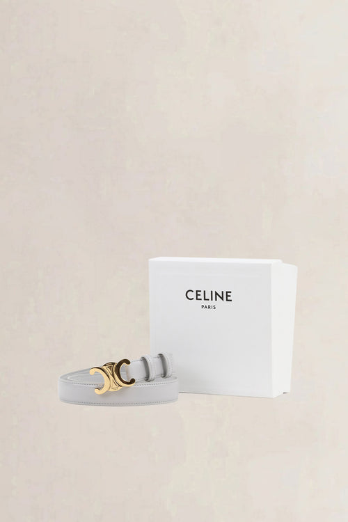 Céline Cloudy Grey Triomphe Belt