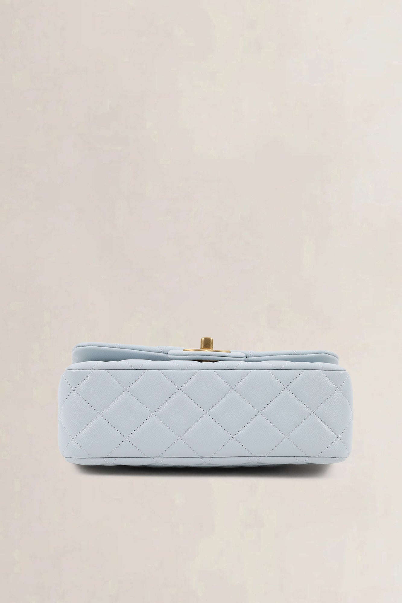 Chanel Blue Caviar Leather Rabat Poignée Crossbody Bag