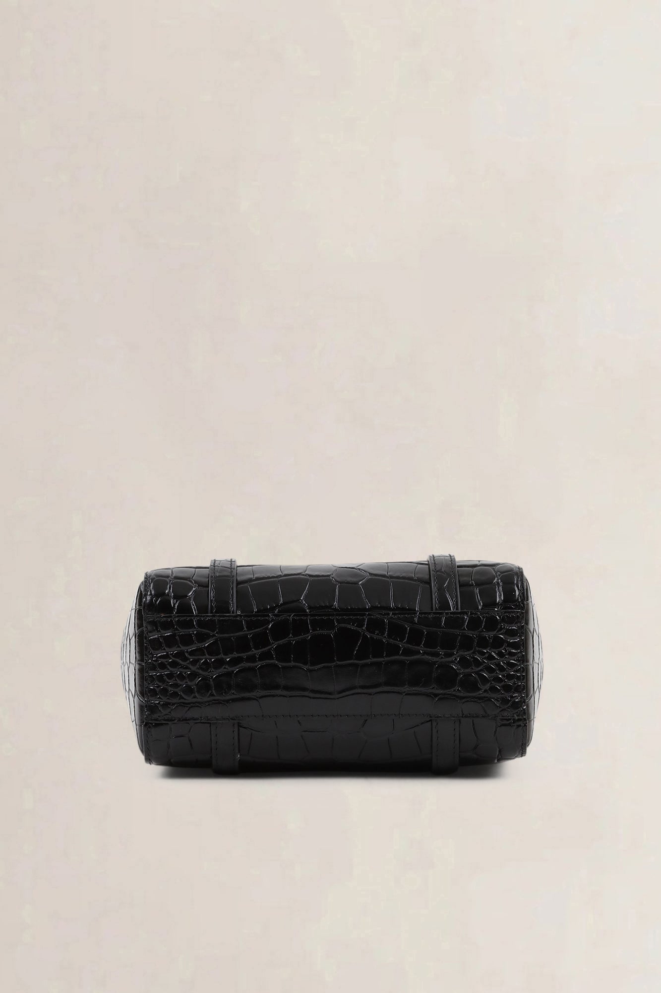 Balenciaga Black Crocodile Embossed Leather Everyday Tote Bag