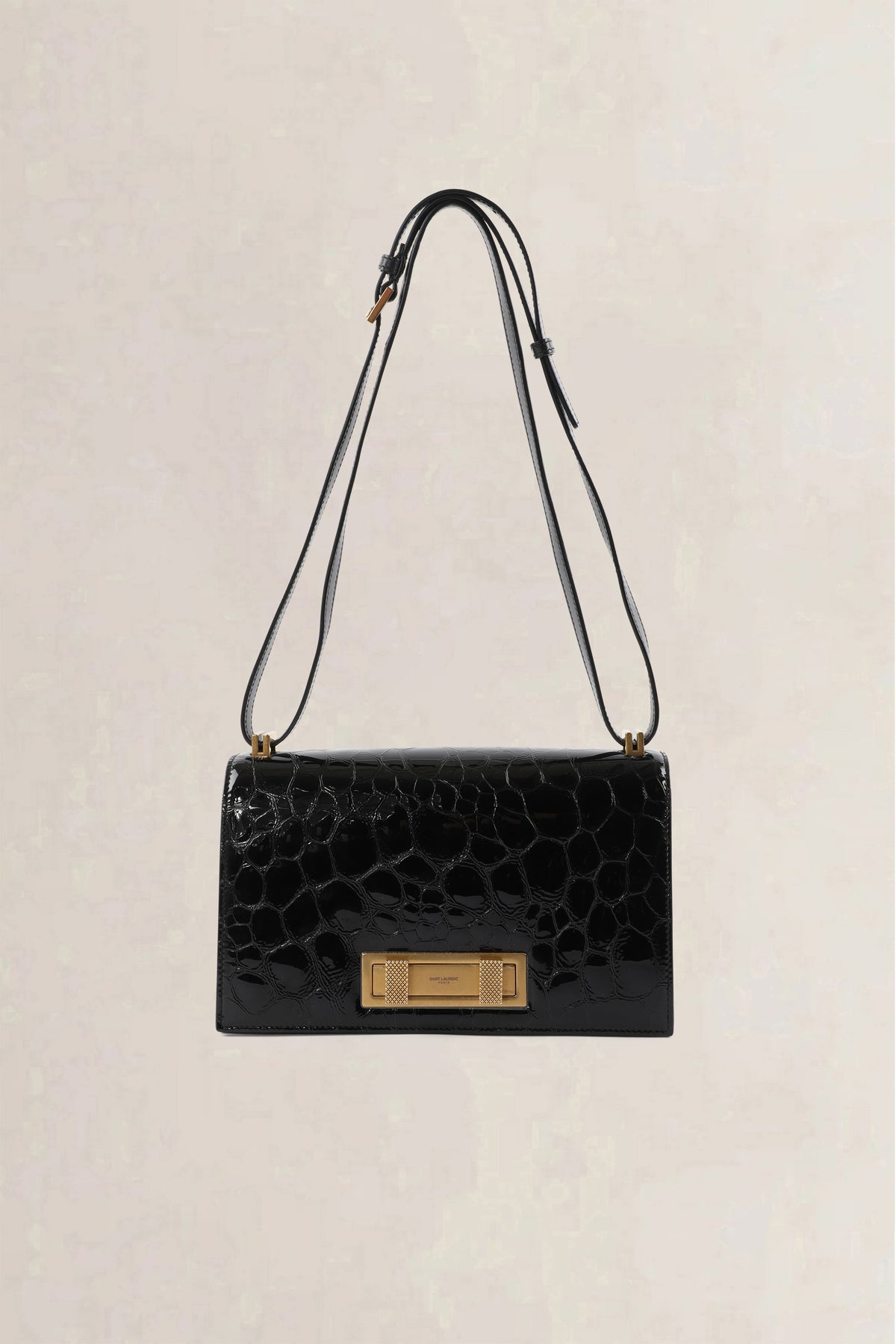 Saint Laurent Black Domino Shoulder Bag