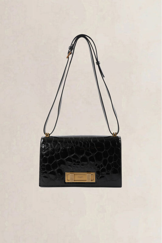 Saint Laurent Black Domino Shoulder Bag