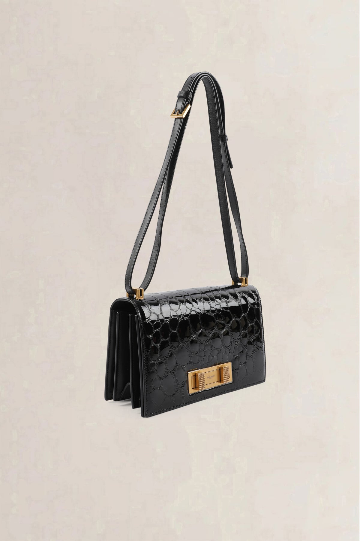 Saint Laurent Black Domino Shoulder Bag