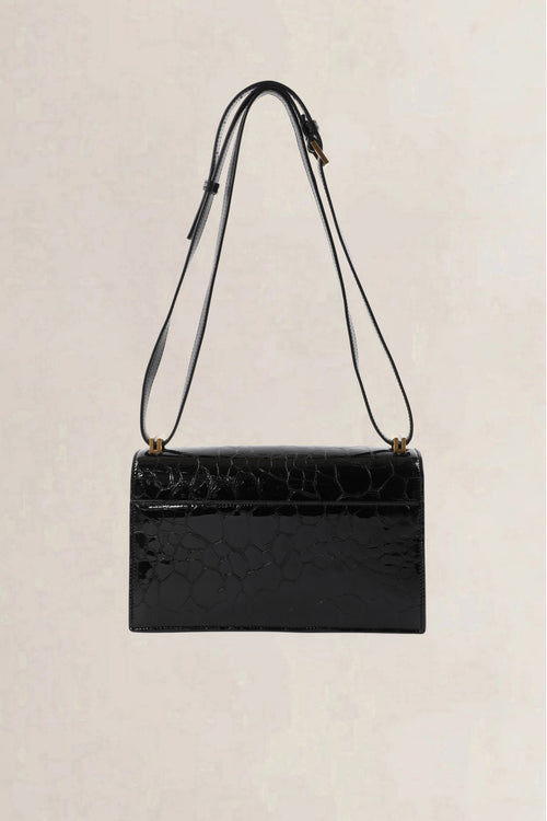 Saint Laurent Black Domino Shoulder Bag