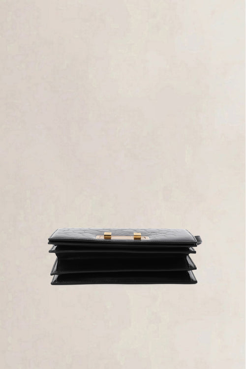 Saint Laurent Black Domino Shoulder Bag