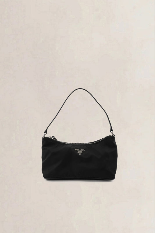 Prada Black Baguette Mini — preloved