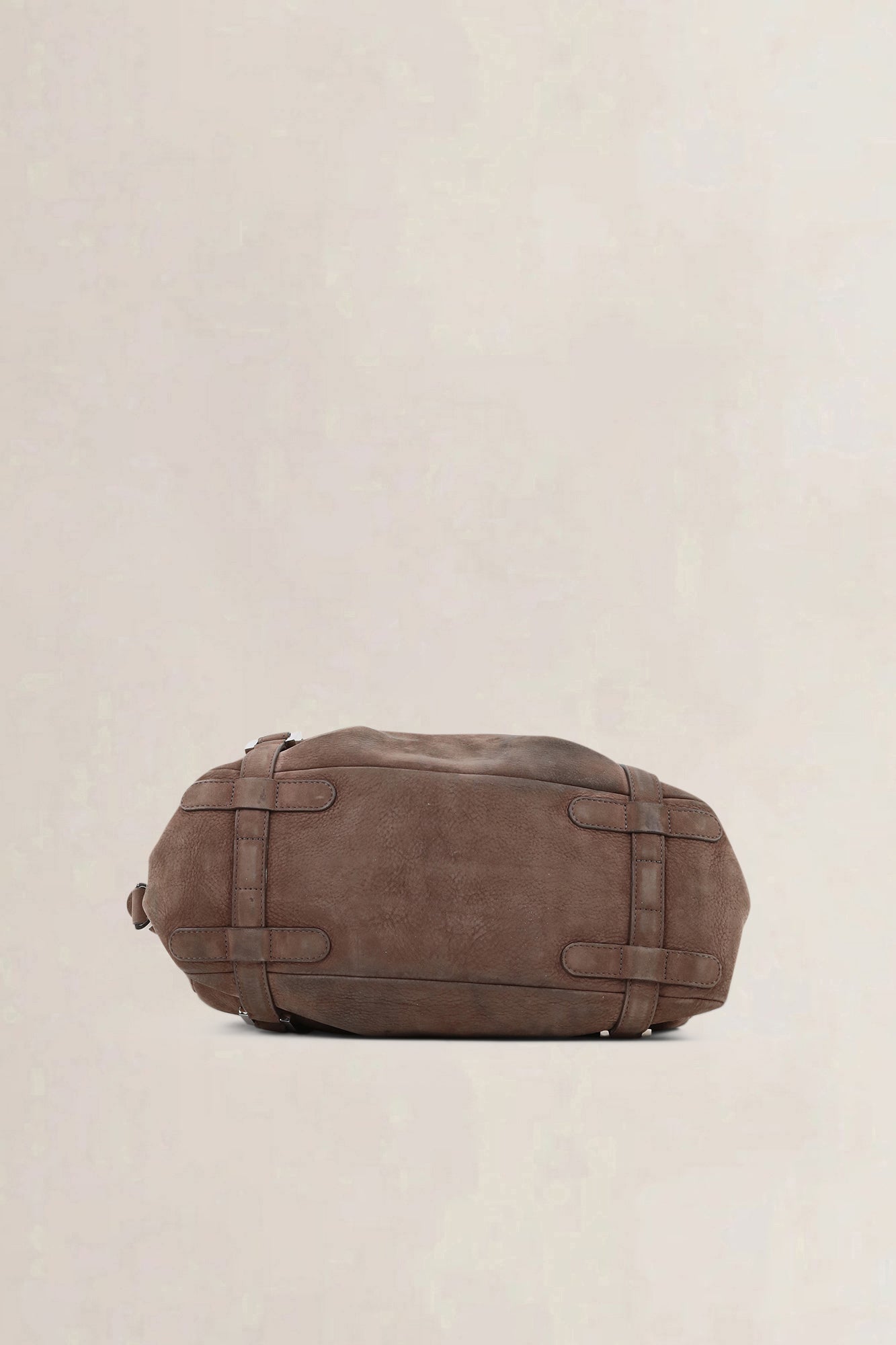 Delvaux Brown Suède Covent Garden op Handle Bag