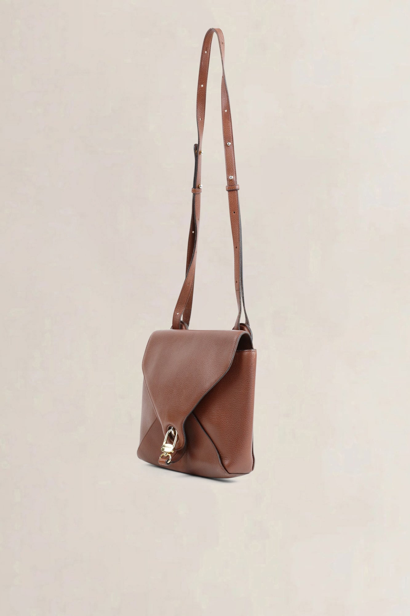 Delvaux Brown Grelon Crossbody Bag