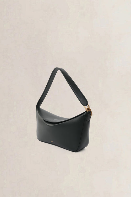 Jil Sander Dark Green Fortune Shoulder Bag
