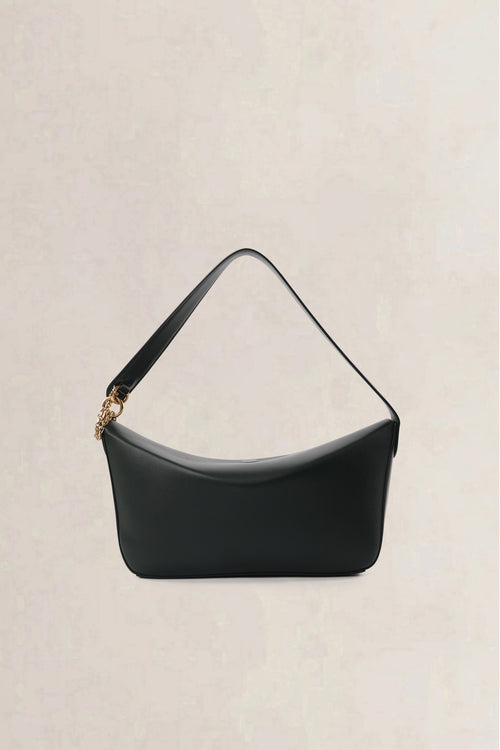Jil Sander Dark Green Fortune Shoulder Bag