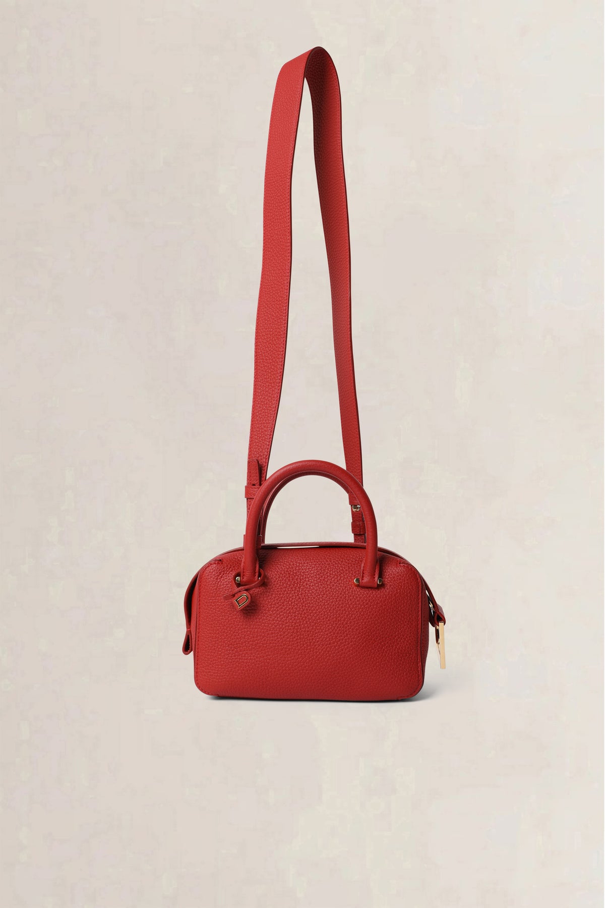 Delvaux Scarlet Cool Box Mini Taurillon Soft Crossbody Bag
