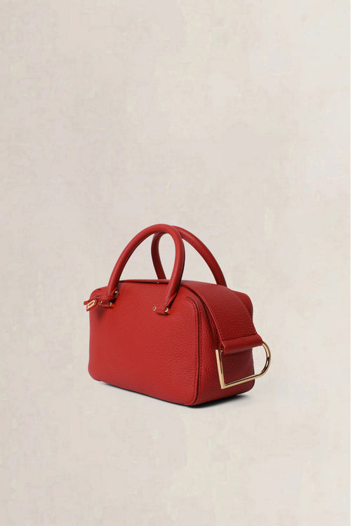 Delvaux Scarlet Cool Box Mini Taurillon Soft Crossbody Bag