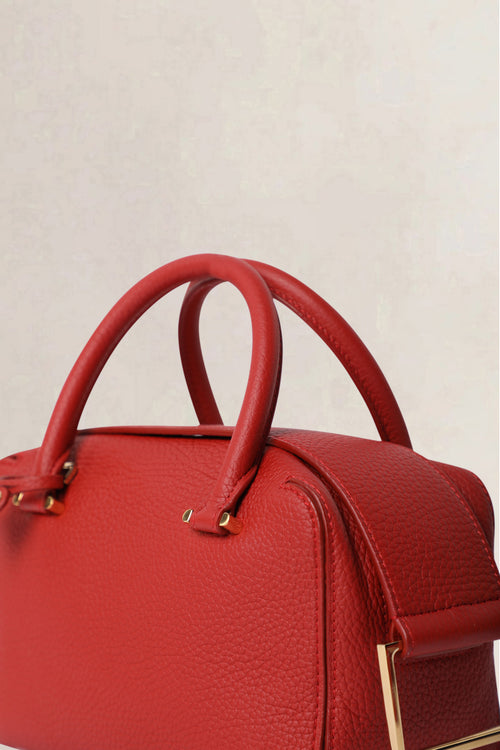 Delvaux Scarlet Cool Box Mini Taurillon Soft Crossbody Bag