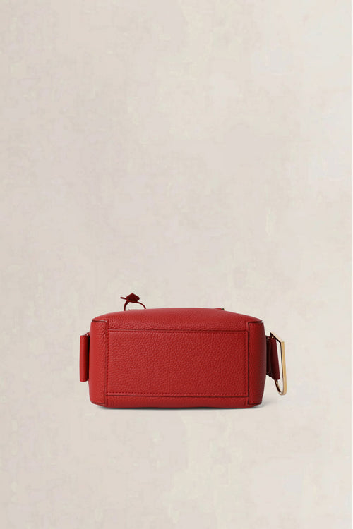 Delvaux Scarlet Cool Box Mini Taurillon Soft Crossbody Bag