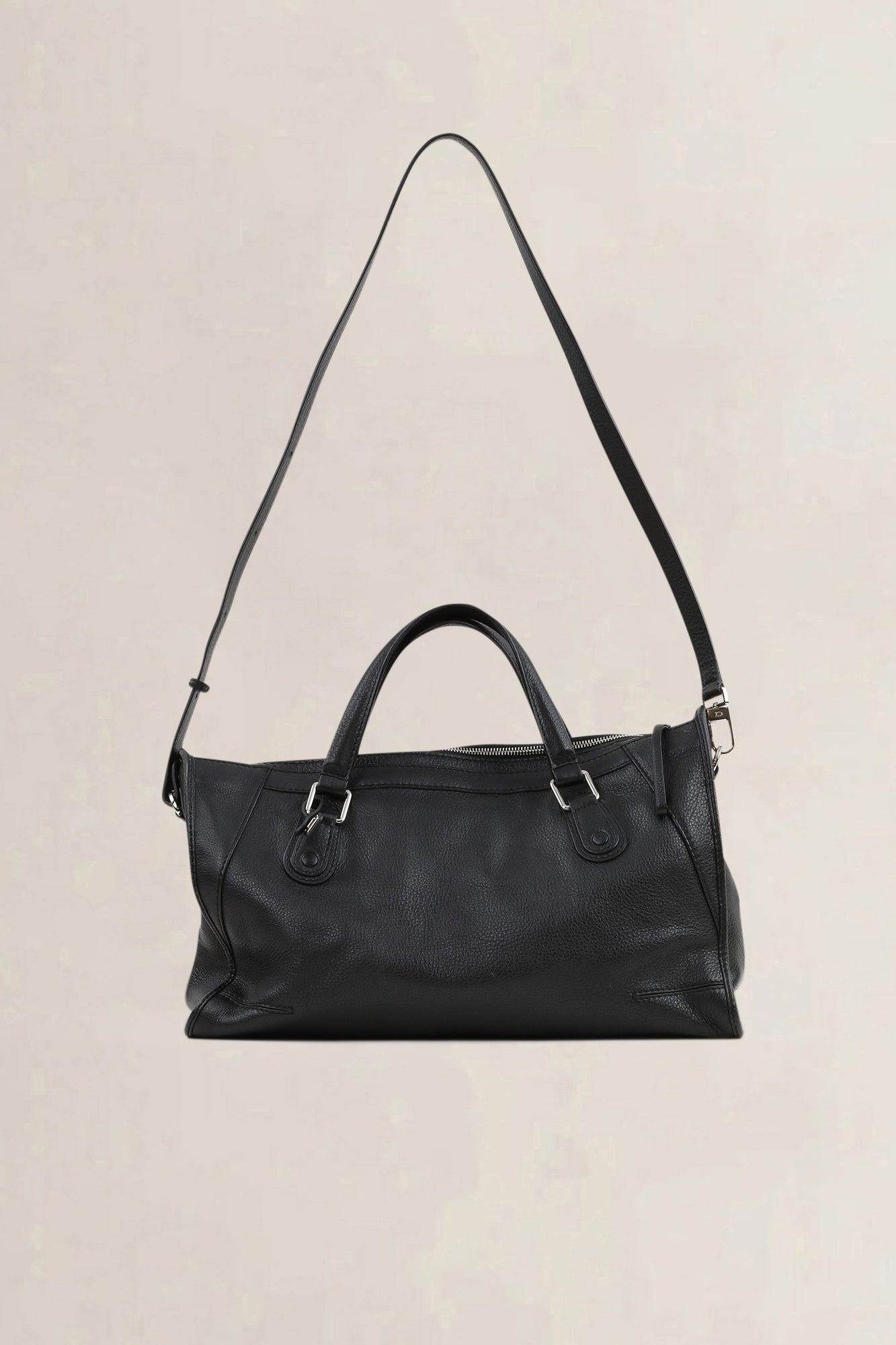 Delvaux Black Dimanche Galop Crossbody Bag