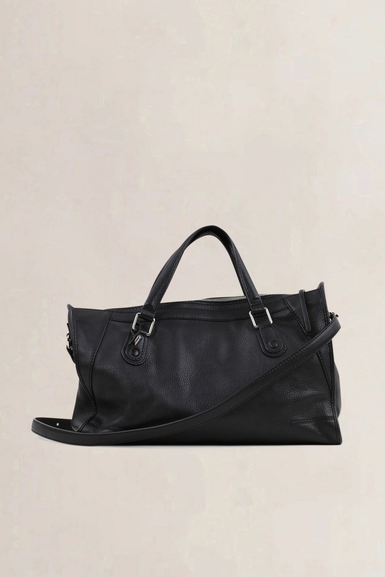 Delvaux Black Dimanche Galop Crossbody Bag