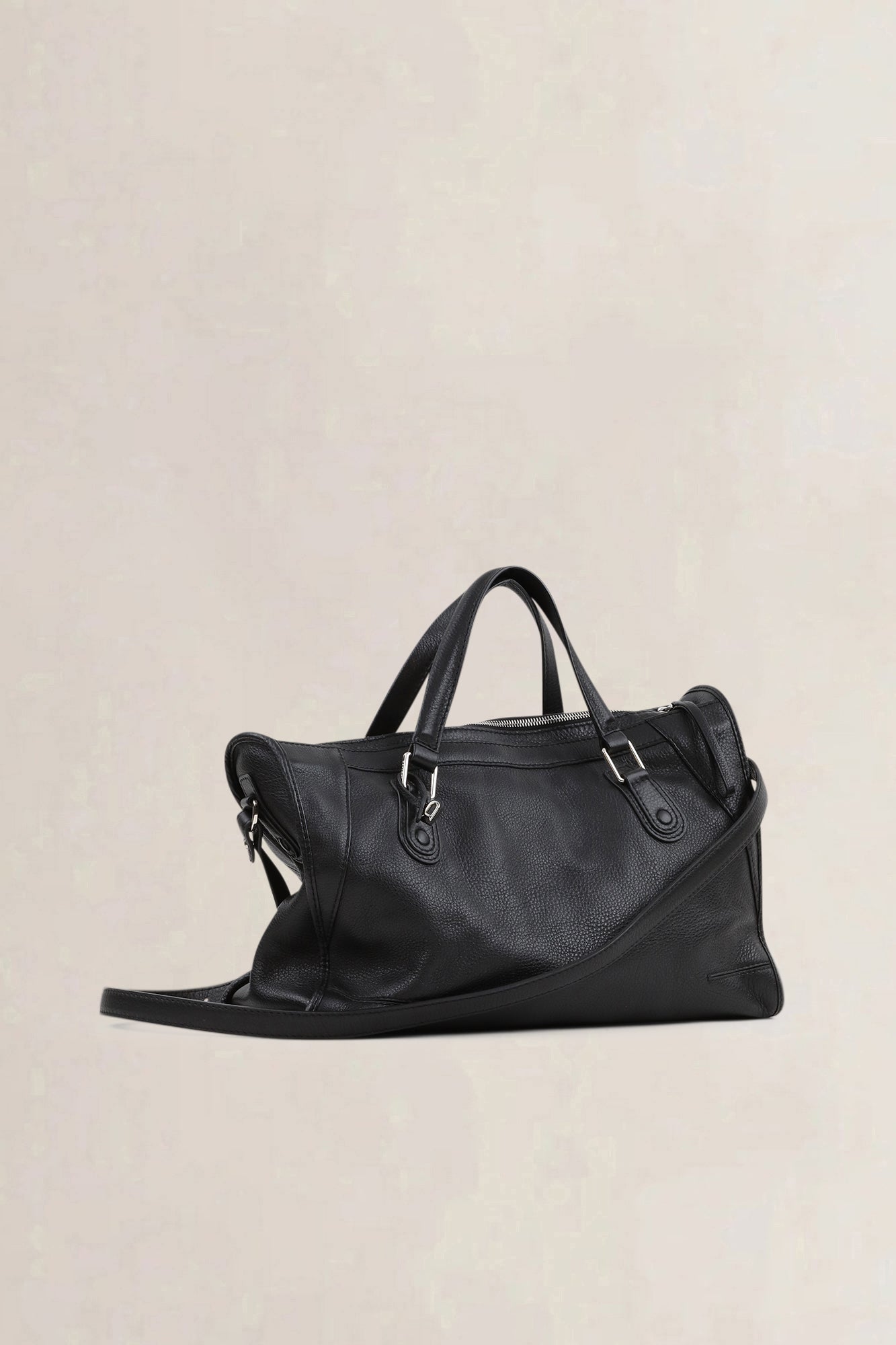 Delvaux Black Dimanche Galop Crossbody Bag