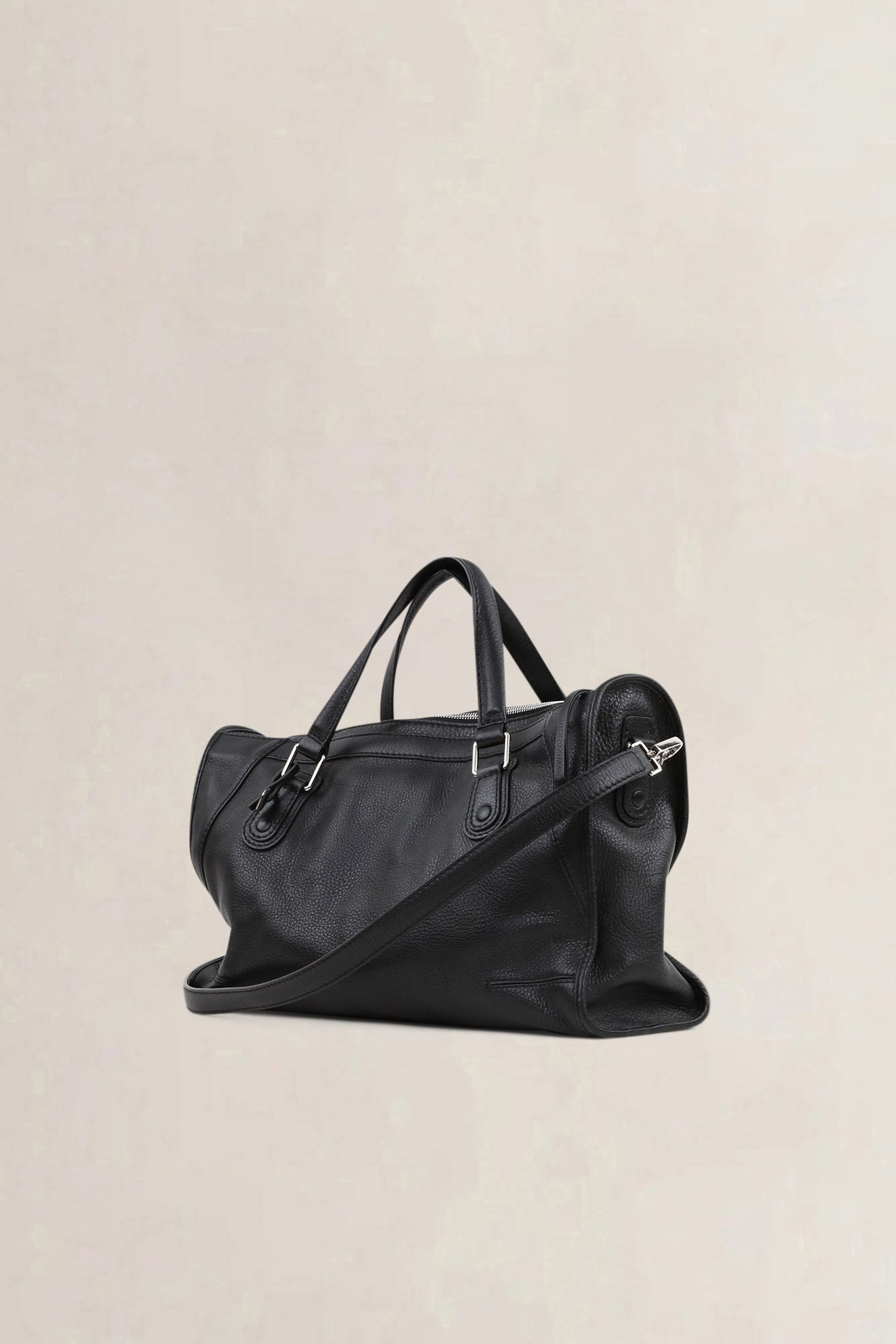 Delvaux Black Dimanche Galop Crossbody Bag
