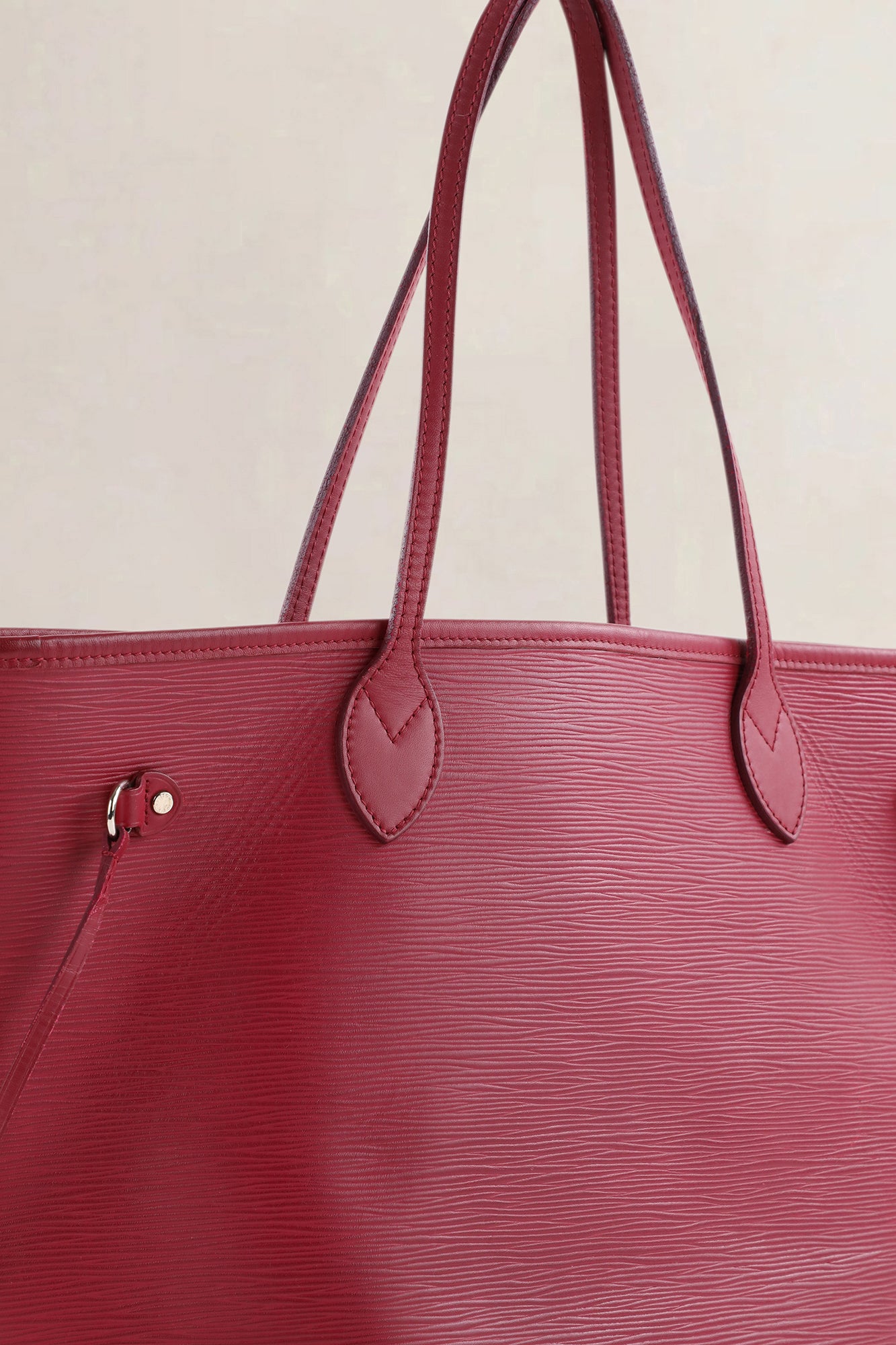 Louis Vuitton Burgundy Epi Neverfull GM Shoulder Bag