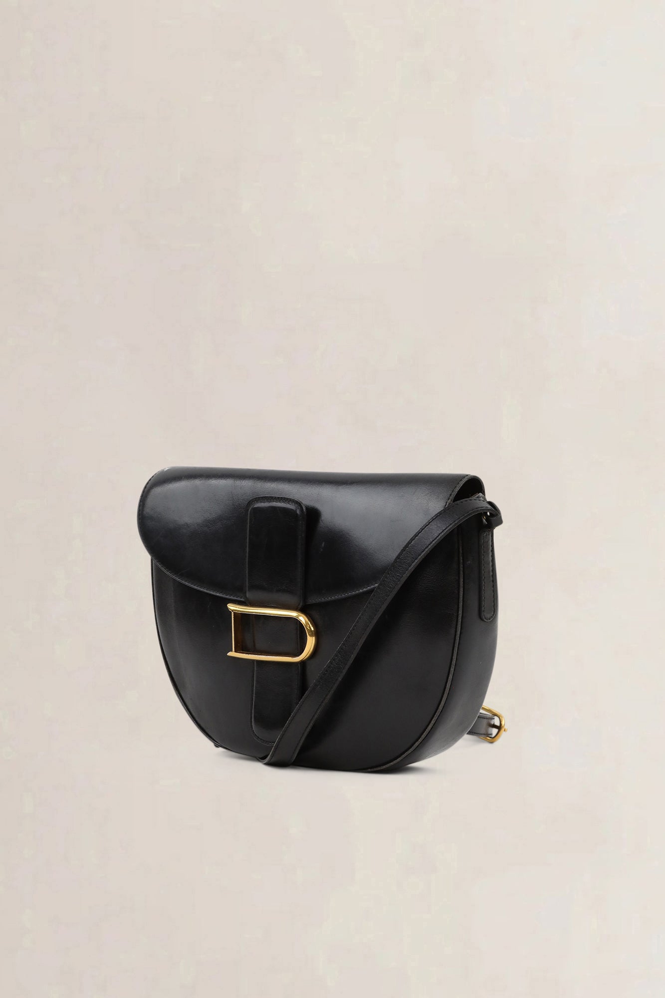 Delvaux Black Leather — preloved