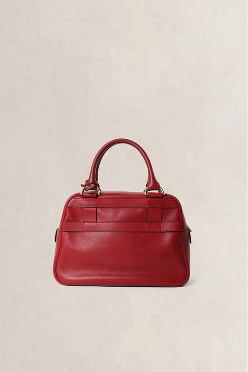 Delvaux Rosso Parole Top Handle Bag