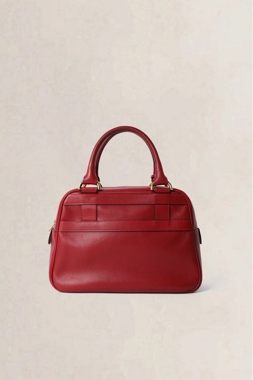 Delvaux Rosso Parole Top Handle Bag