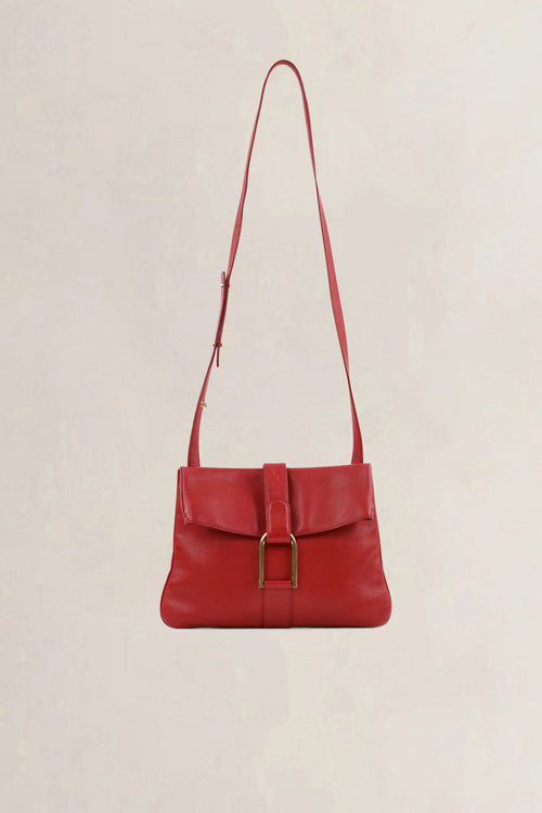 Delvaux Rosso Givry Crossbody Bag
