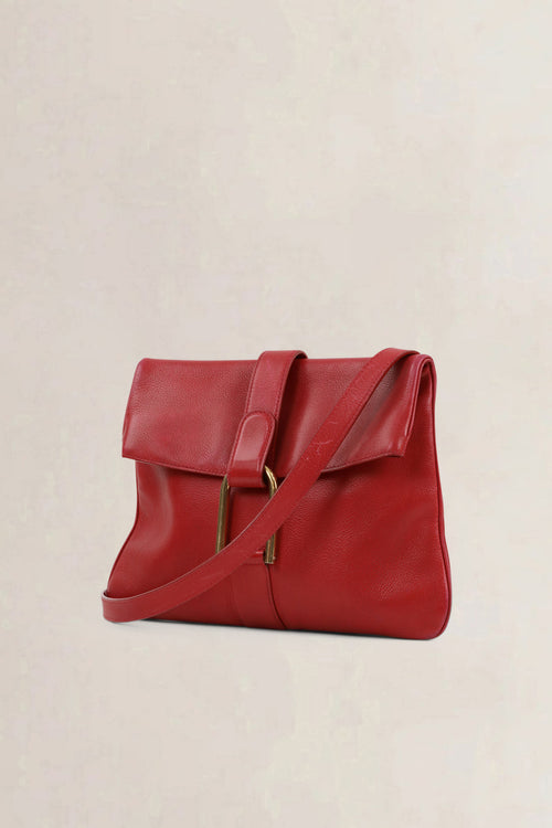 Delvaux Rosso Givry Crossbody Bag