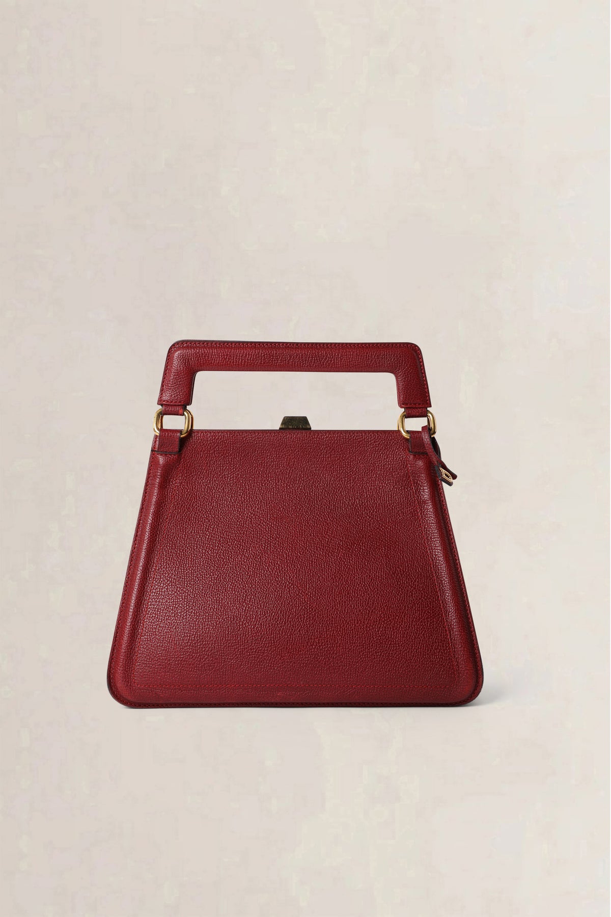 Delvaux Burgundy Bloody Mary Jumping Calf PM Crossbody Bag
