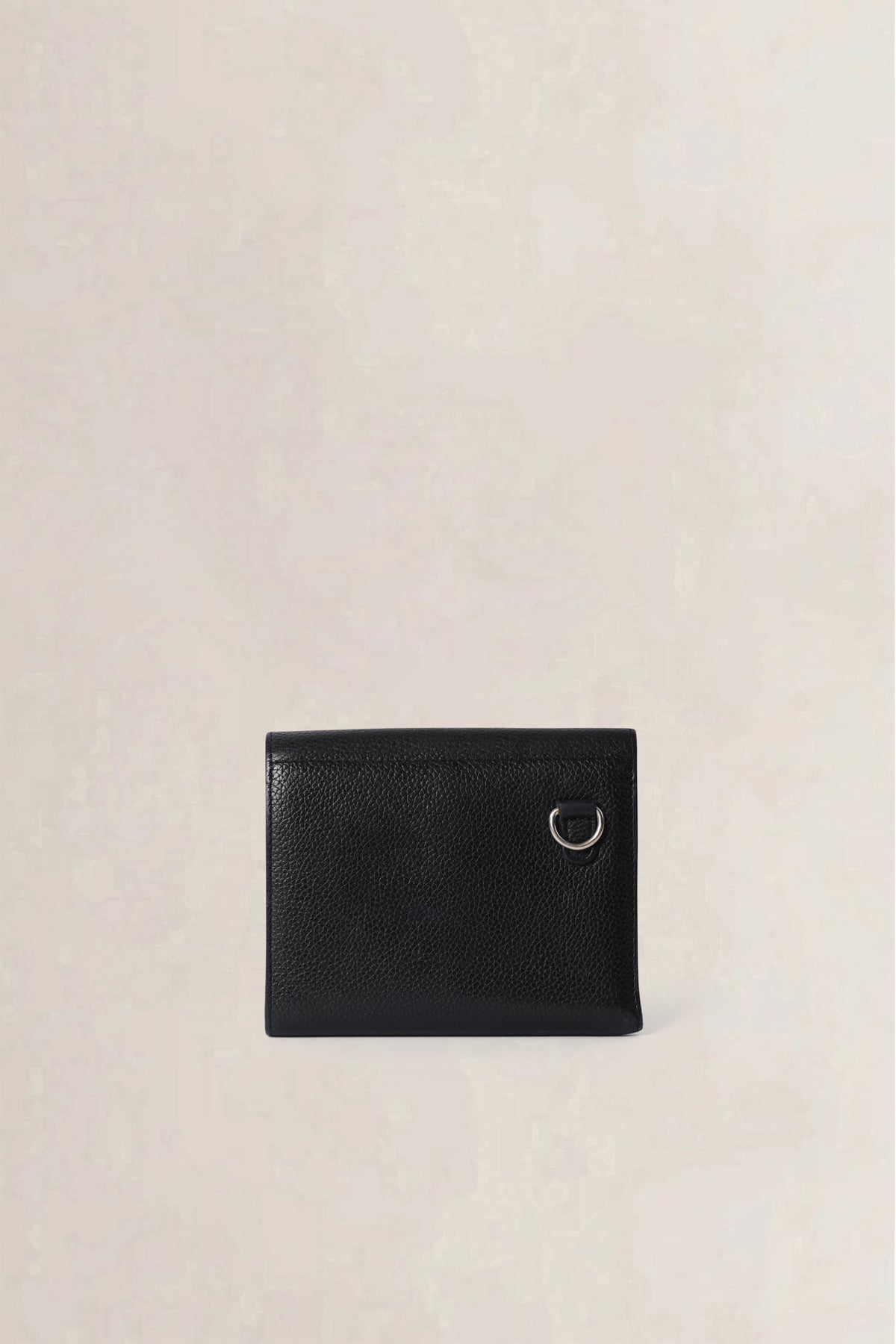 Delvaux Black Taurillon Trifold Wallet
