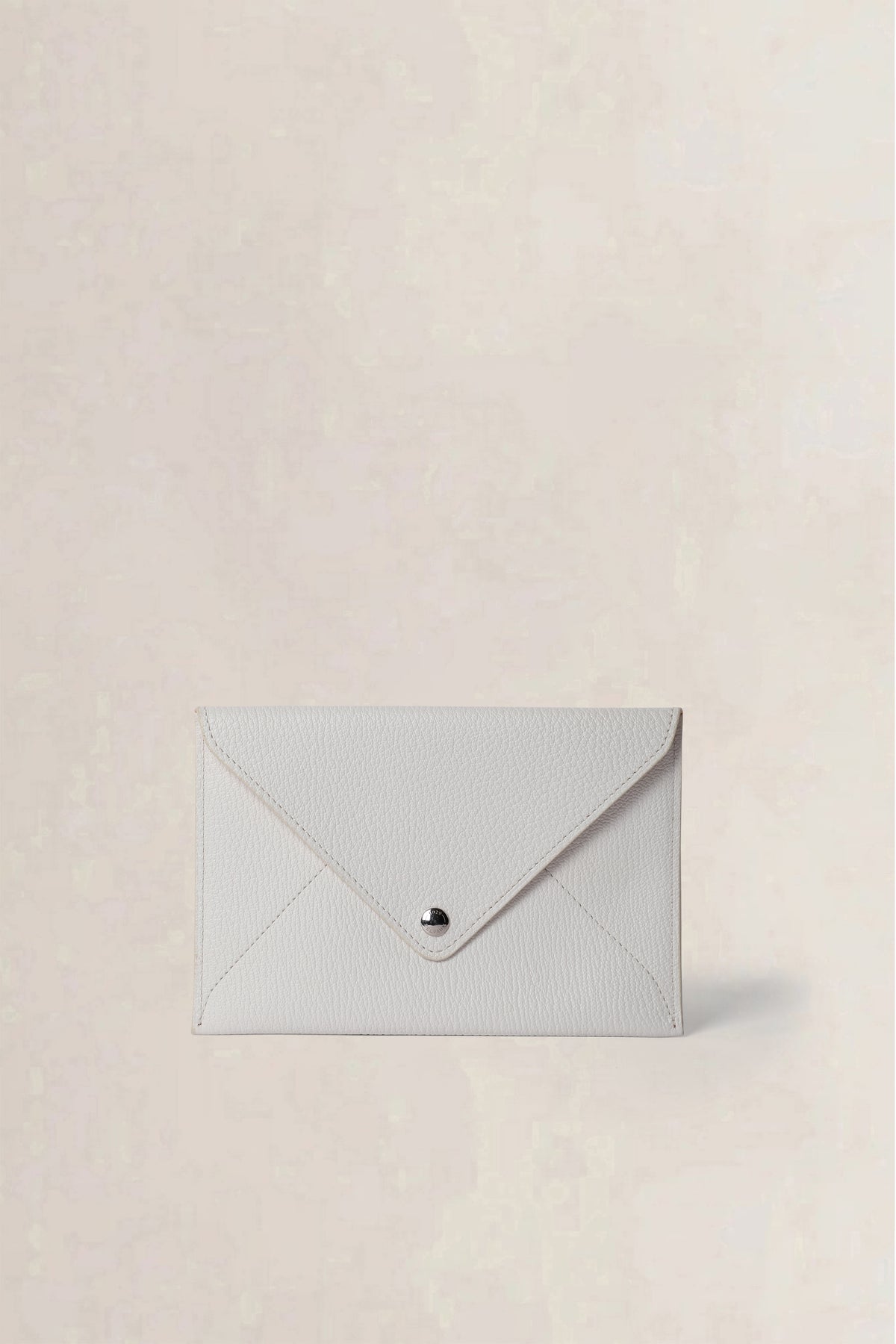 Delvaux White Envelope Card Holder