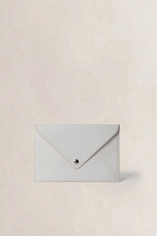 Delvaux White Envelope Card Holder