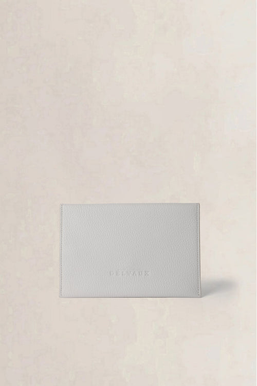 Delvaux White Envelope Card Holder
