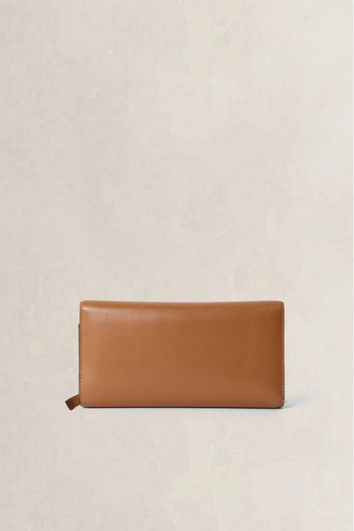 Delvaux Cognac Wallet