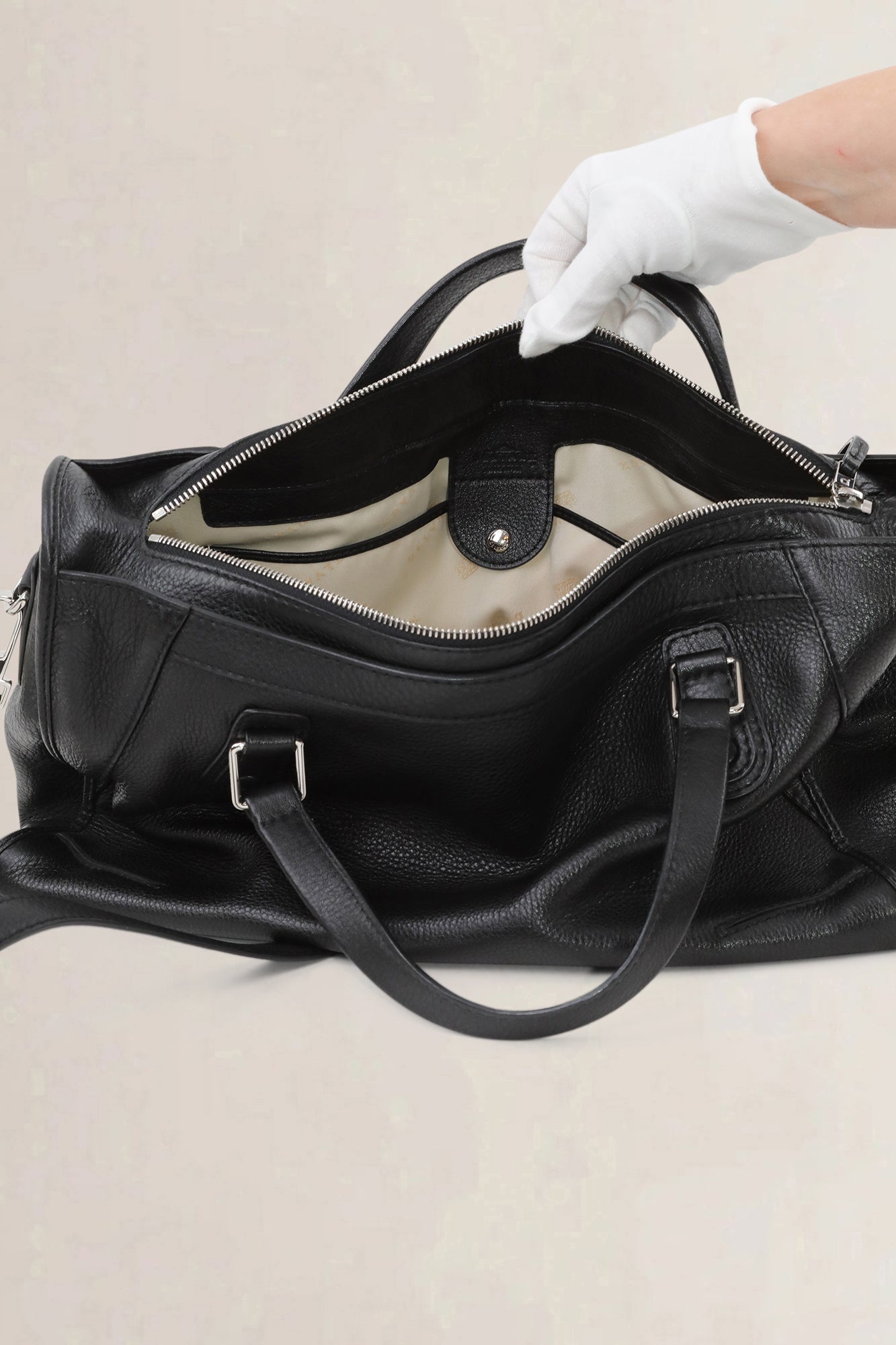 Delvaux Black Dimanche Galop Crossbody Bag