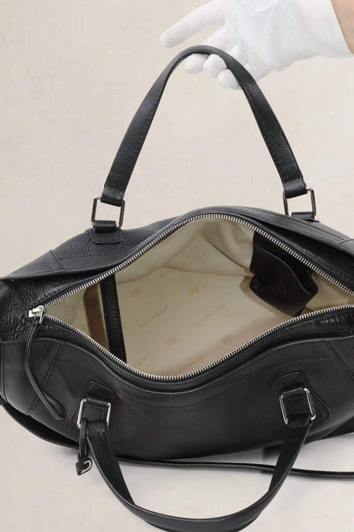 Delvaux Black Dimanche Galop Crossbody Bag