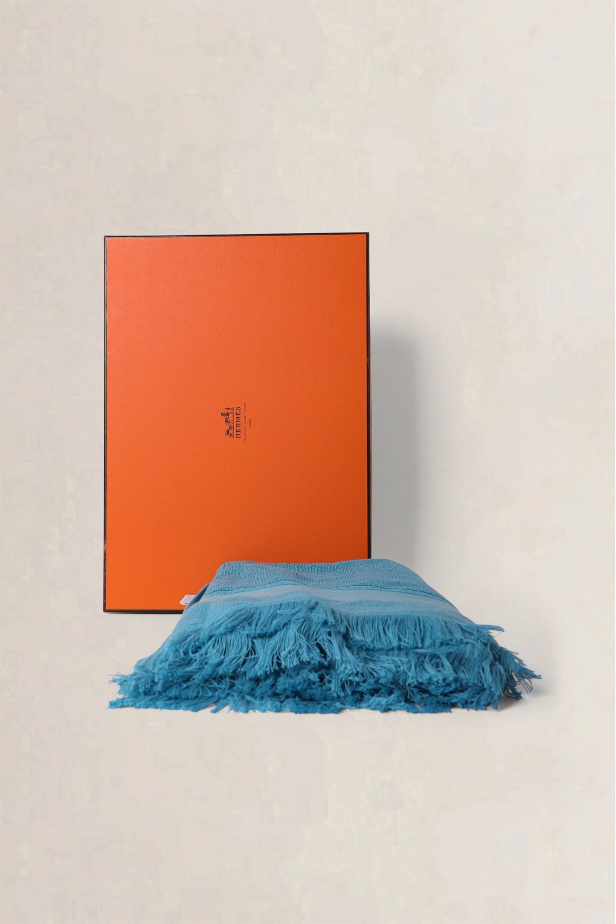 Hermès Turquoise Terry Beach Towel